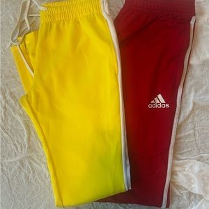 Size M adidas and M royal blue pants